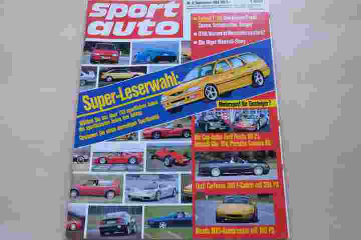 Deckblatt Sport Auto (09/1992)